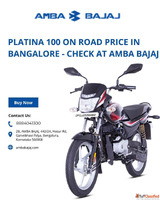 Platina 100 On Road Price In Bangalore - Amba Bajaj