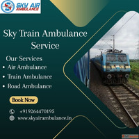 Use Sky Train Ambulance Services in Siliguri at Affordable R...