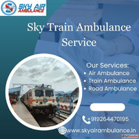 Book Sky Train Ambulance Service in Jabalpur now and transpo...