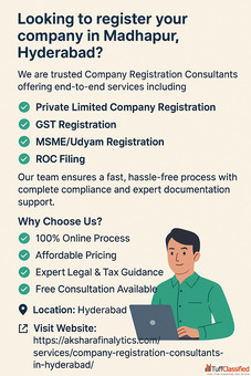 company registration consultants in Madhapur