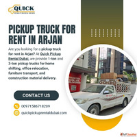 Pickup Truck for Rent in Arjan