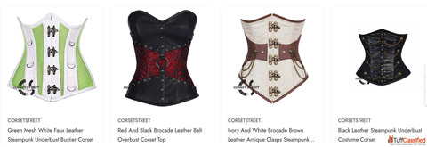 Buy Quality Leather Corset Top Online