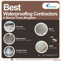 Best waterproofing contractors Benson town Bangalore