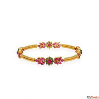 Elegant Gold Bangle Designs in 10 Grams CMR Jewellery