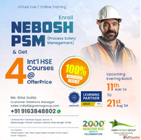 NEBOSH PSM Course in Kolkata