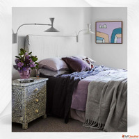 Shop Bone Inlay Bedside Table Online - Handcrafted Elegance ...