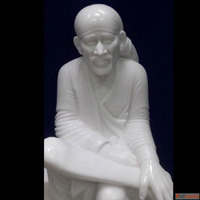 Handmade Saibaba Marble Murti