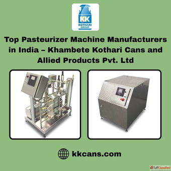 Top Pasteurizer Machine Manufacturers in India - KKCans