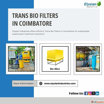 Trans Bio Filters in Coimbatore 9100122822 Elysian industries