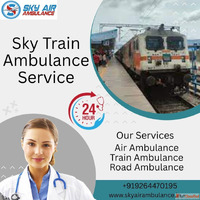 Reliable Sky Train Ambulance Service to Transport Your Criti...