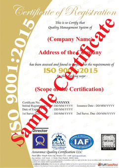From Better To Best Quality Certified with ISO 9001 Compliance