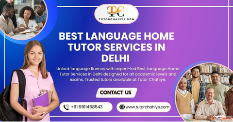 Expert Teachers Best Language Home Tutor Services in Delhi