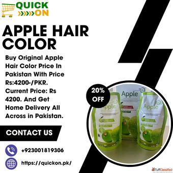 Apple Hair Color - Herbal Safe Long-Lasting Hair Dye 03001819306