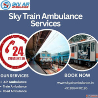 Use Sky Train Ambulance Services for Patient Care in Patna