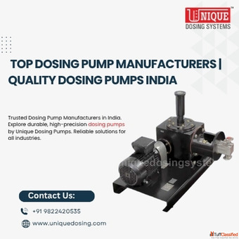 Top Dosing Pump Manufacturers Quality Dosing Pumps India