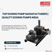 Top Dosing Pump Manufacturers Quality Dosing Pumps India