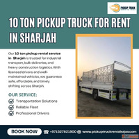 10 Ton Pickup Truck for Rent in Sharjah