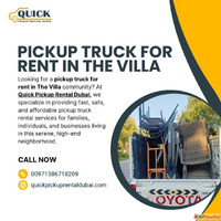Pickup Truck for Rent in The Villa