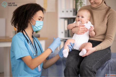 Painless Vaccinations for Infant