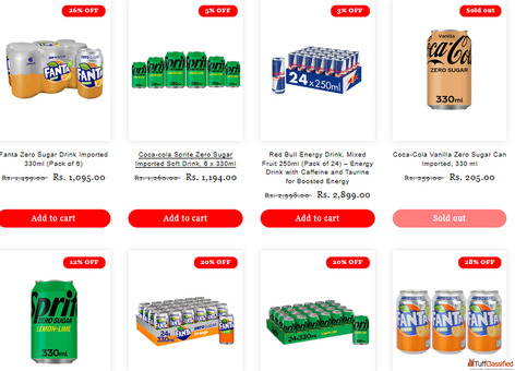 Buy Soft Drink Online at LuckyStore.in