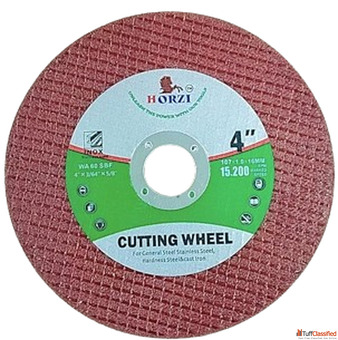 Metal cutting wheel size available