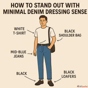 How To Stand Out With Minimal Denim Dressing Sense