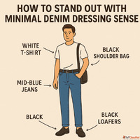 How To Stand Out With Minimal Denim Dressing Sense