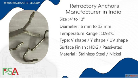 Buy Temperature Resistant Refractory Anchors
