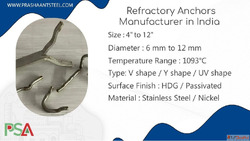 Buy Temperature Resistant Refractory Anchors