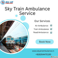 Choose Sky Train Ambulance Service in Jamshedpur to transpor...