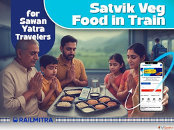 Pure Satvik Veg Food in Train for Spiritual Travelers