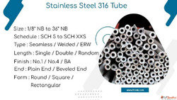 ASTM A213 TP316 Tube supplier in India