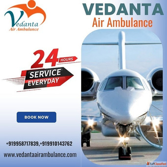 Vedanta Air Ambulance Service in Bhubaneswar for Instant Patient Shifting at an Affordable Price