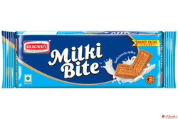 milk with biscuits