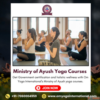 Ministry of Ayush Yoga Courses Yoga Therapy Teacher Training Course