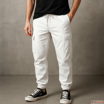 White Cargo Pants for Men The Modern Twist to Mens Fashion