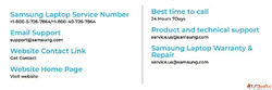 Samsung Laptop Service Support