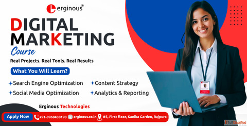 Best Digital Marketing Course in Rajpura Erginous Technologies