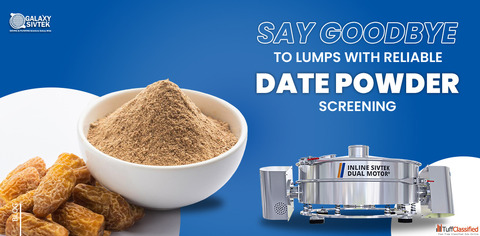 High-Quality Date Powder Screening Solution for Food Industry