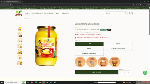 Best A2 Ghee In Pune