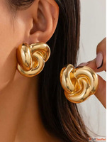 Chunky Hoop Earrings By Ishhaara