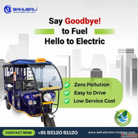 Upgrade to the Best E-Rickshaw - Zero Pollution Low Maintena...