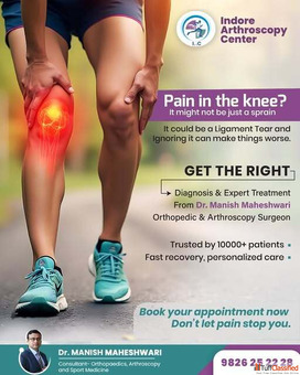 Best Orthopedic Doctor in Indore Dr Manish Maheshwari