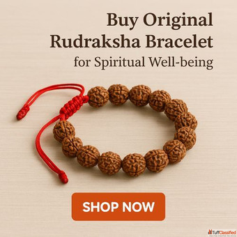 Buy Original Rudraksha Bracelet for Spiritual Well-being - Shop Now