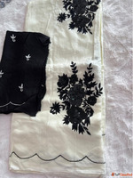 Pure Chiffon Saree with Elegant Hand Work - Just 5999-