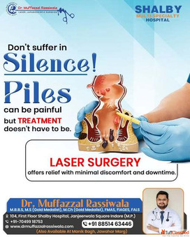 Laser Piles Treatment in Indore Dr. Muffazzal Rassiwala