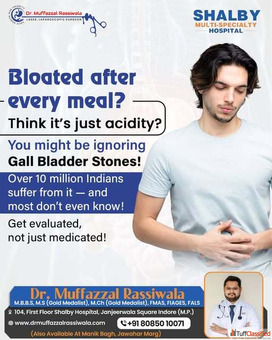 Gall Bladder Stone Treatment in Indore Dr. Muffazzal Rassiwala