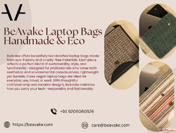 BeAvake Vegan Laptop Bags - Eco Handcrafted Style