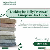 Sustainable Linen Suppliers in India Apparel Fabric Exporter...
