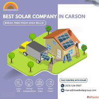 Go Green with Carson's Leading Solar Company